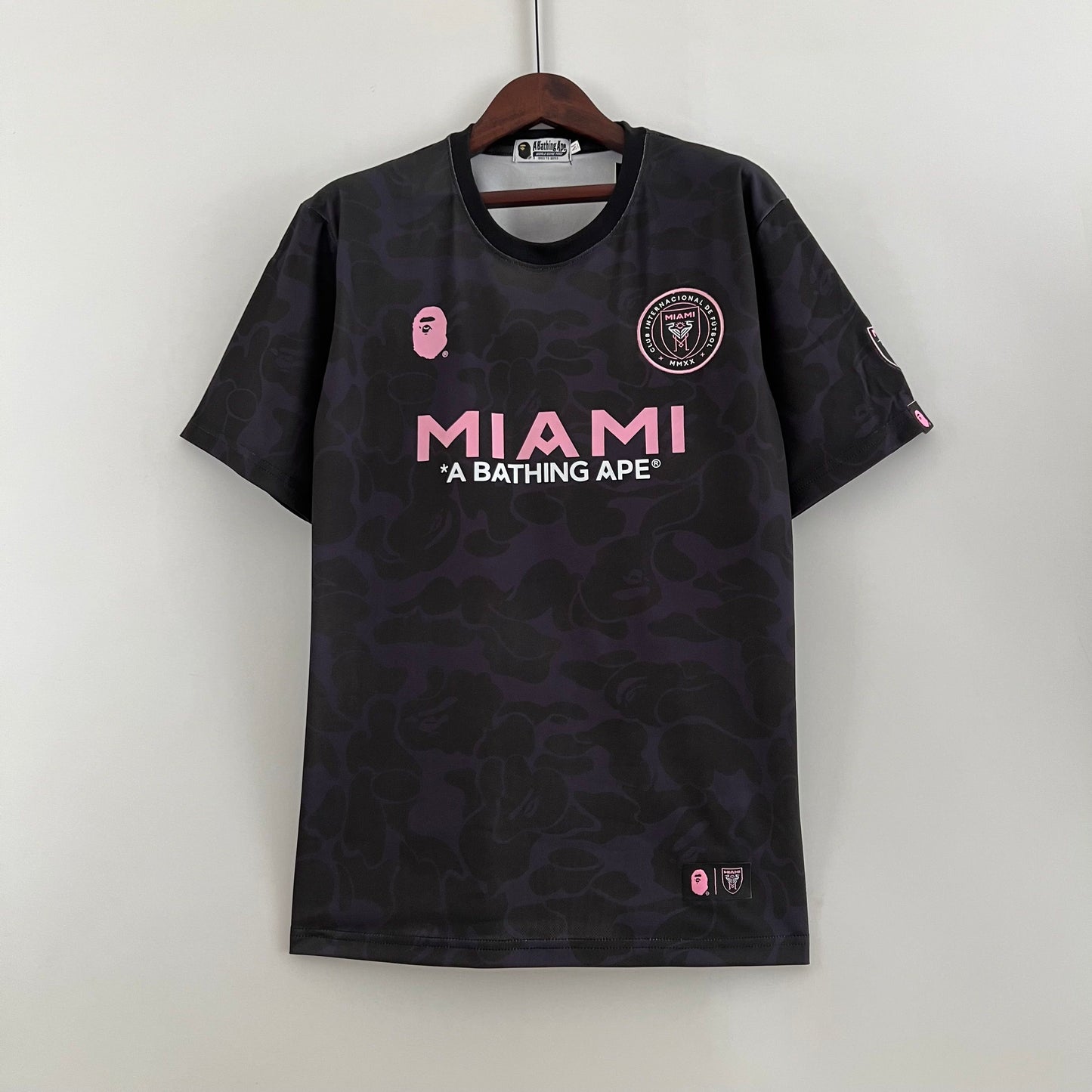 BAPE X Inter Miami Black Tee