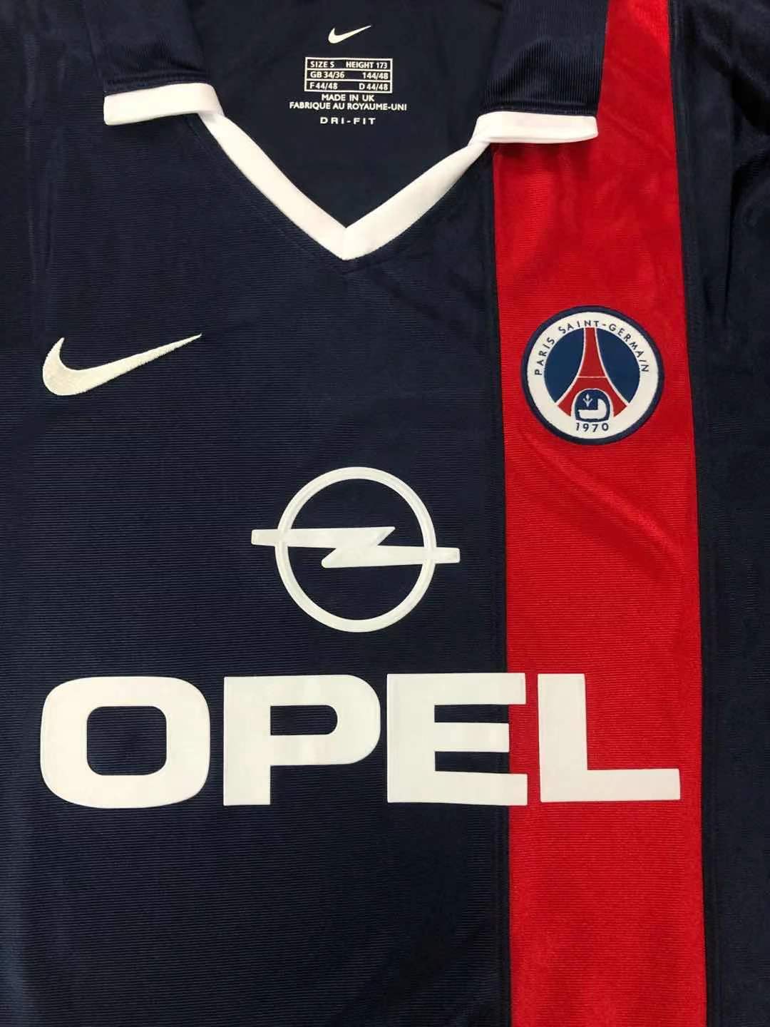 PSG Retro Home Jersey 2001/02 - MS Soccer Jerseys