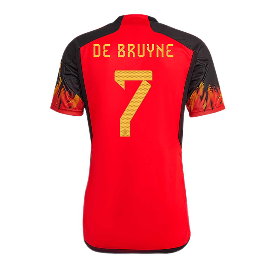 Belgium #7 De Bruyne Home Jersey 2022 - MS Soccer Jerseys