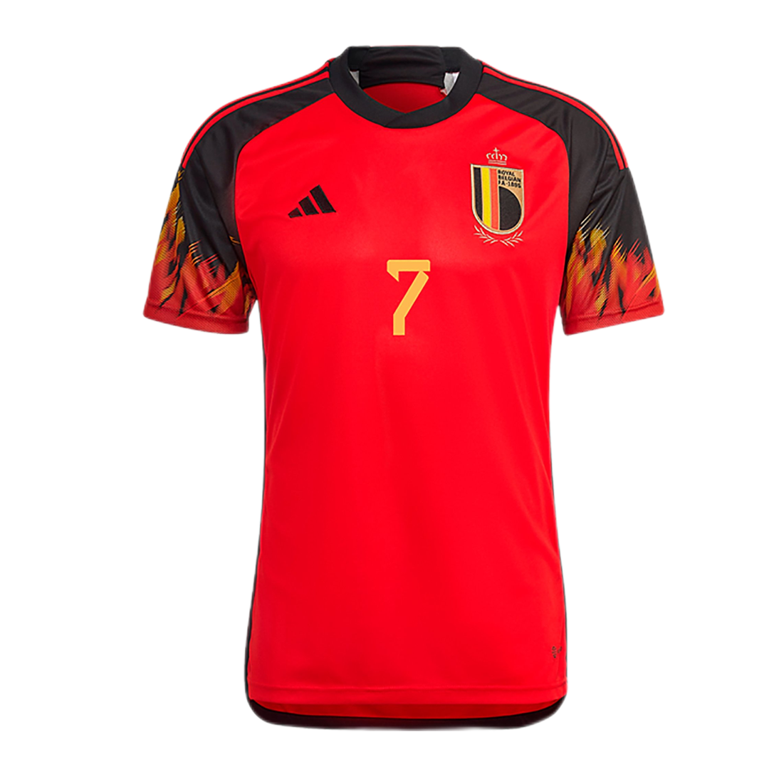 Belgium #7 De Bruyne Home Jersey 2022 - MS Soccer Jerseys