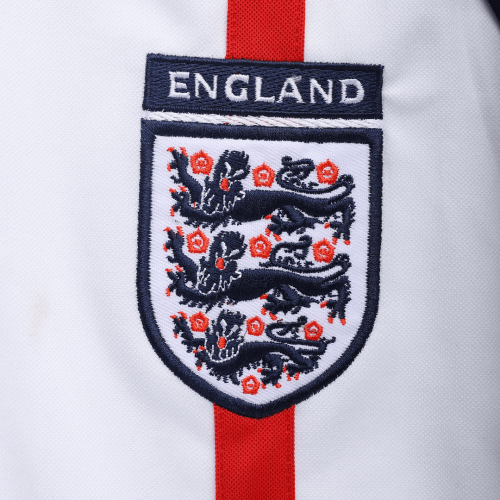 England Retro Jersey Home World Cup 2002 - MS Soccer Jerseys