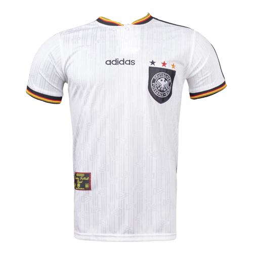 Germany Retro Jersey Home World Cup 1996 - MS Soccer Jerseys