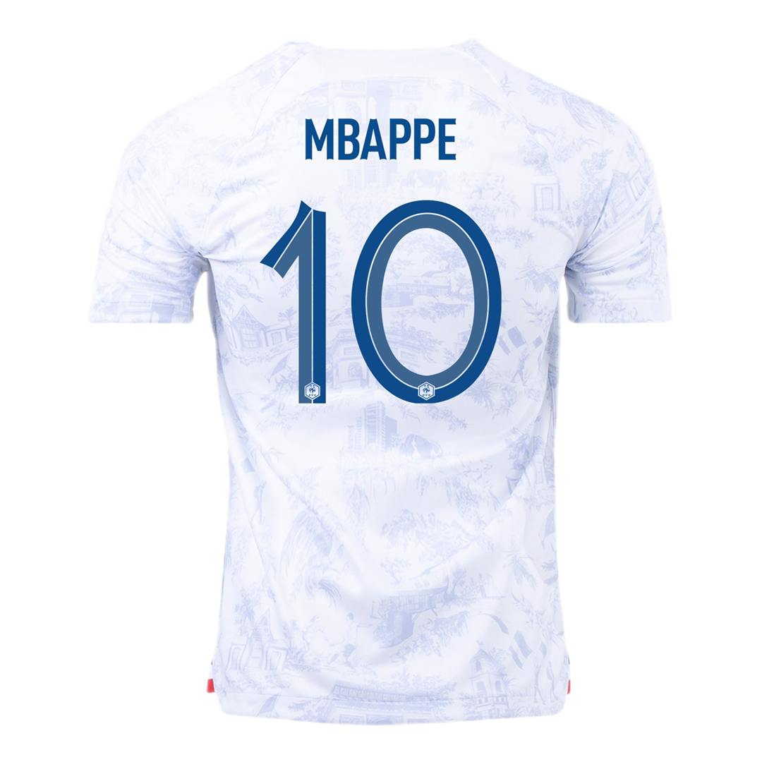 France #10 Mbappe Away Jersey 2022 - MS Soccer Jerseys