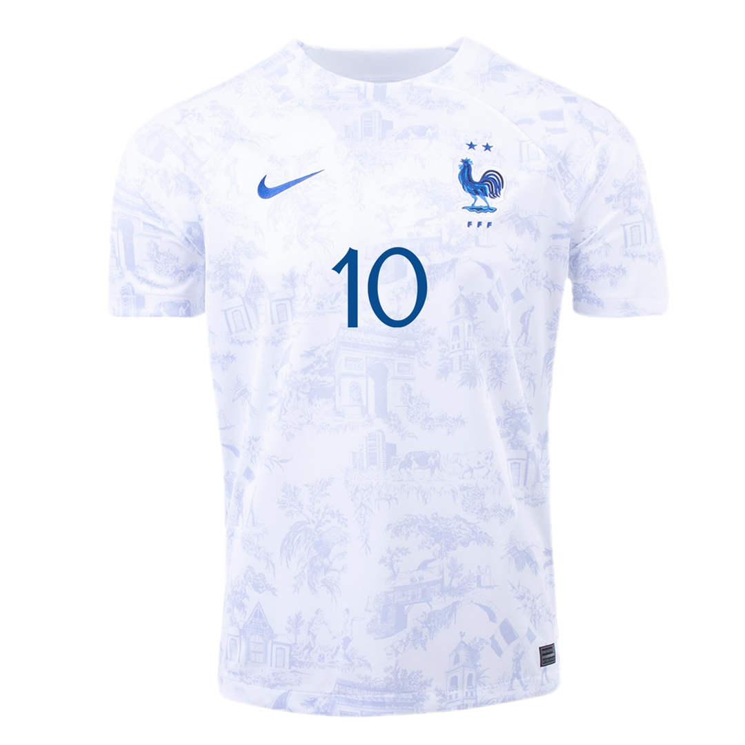 France #10 Mbappe Away Jersey 2022 - MS Soccer Jerseys