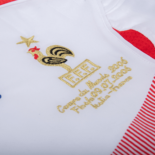 France #10 Zidane Retro Jersey Away World Cup 2006 - MS Soccer Jerseys