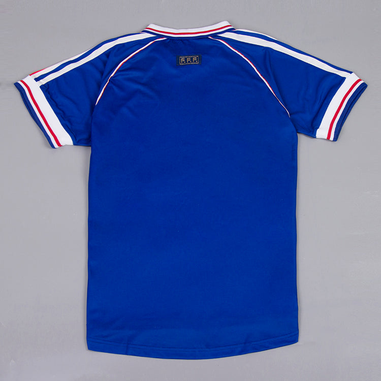 France Retro Jersey Home World Cup 1998 - MS Soccer Jerseys