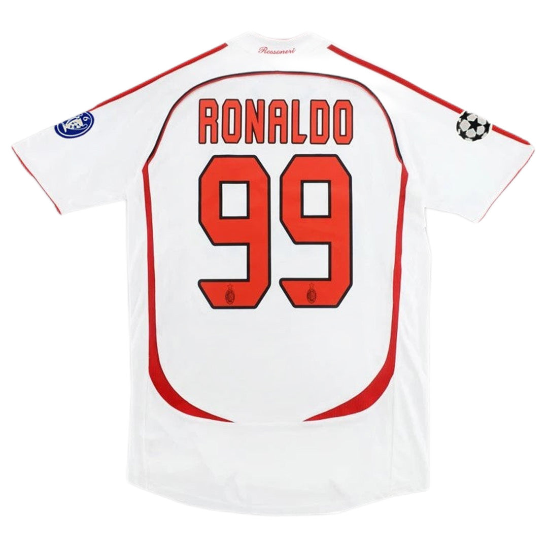 AC Milan #99 Ronaldo UCL Final Retro Jersey Away 2006/07 - MS Soccer Jerseys