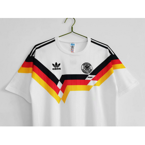 West Germany Retro Soccer Jersey Home World Cup 1990 - MS Soccer Jerseys