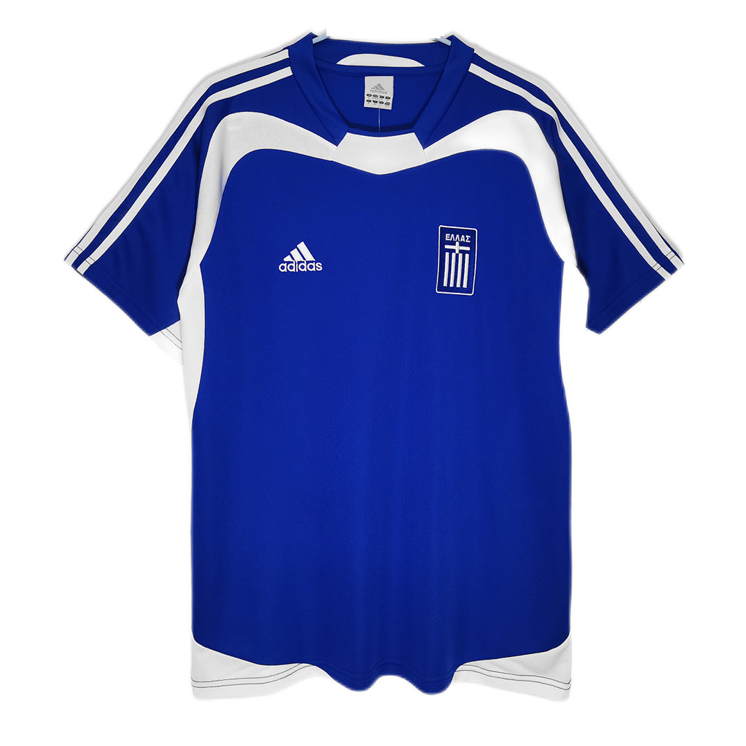 Greece Retro Jersey Home Euro Cup 2004 - MS Soccer Jerseys