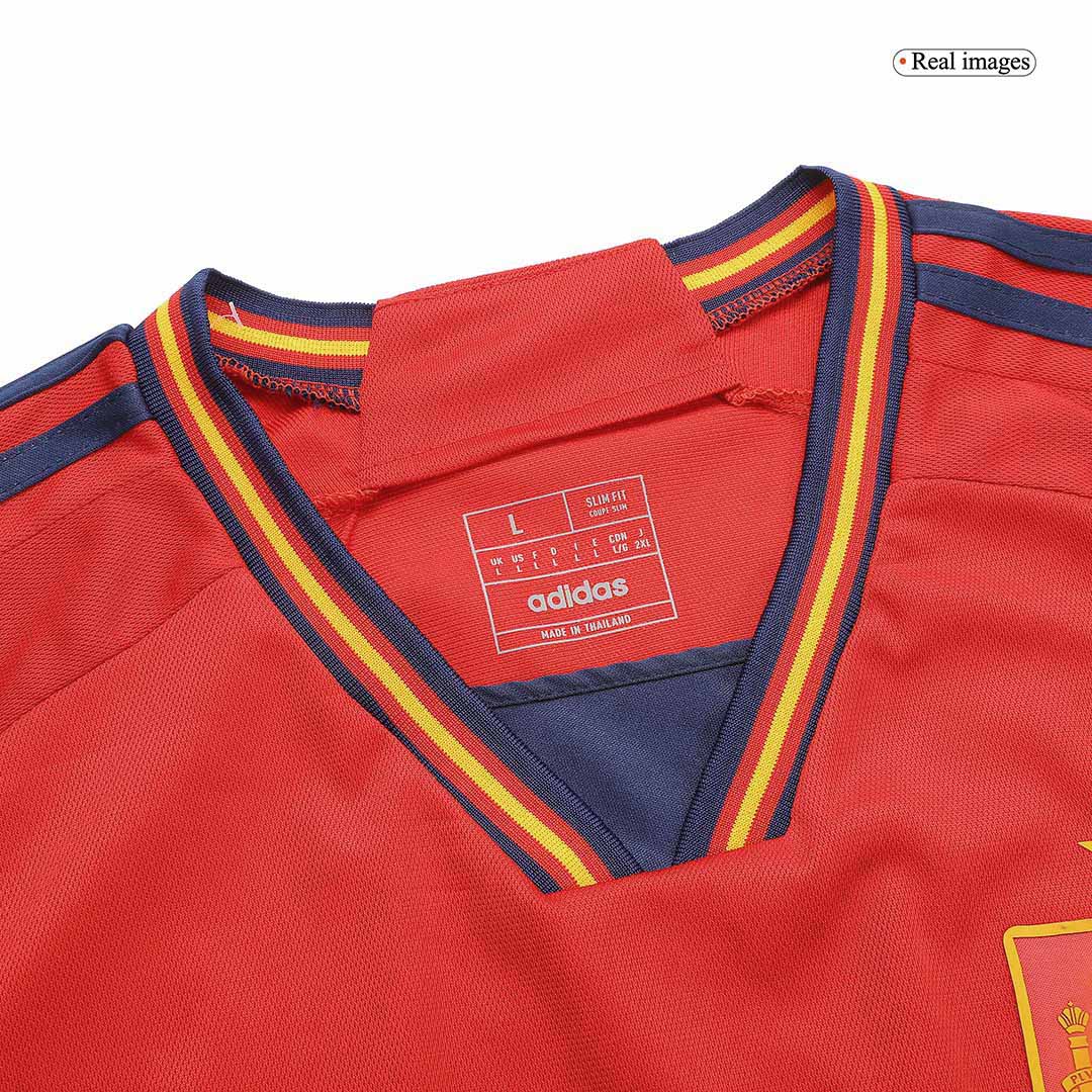 Spain Home Jersey 2022 - MS Soccer Jerseys