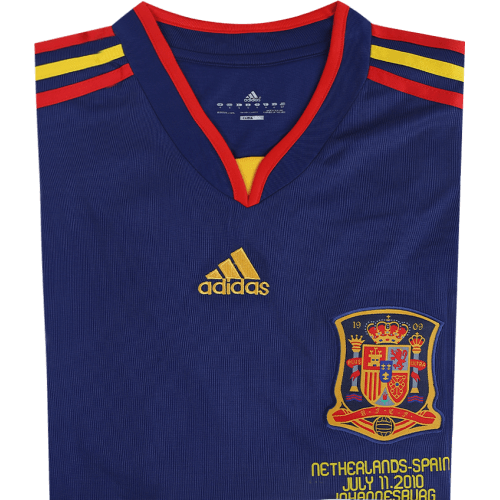 Spain Retro Soccer Jersey Away World Cup 2010 - MS Soccer Jerseys