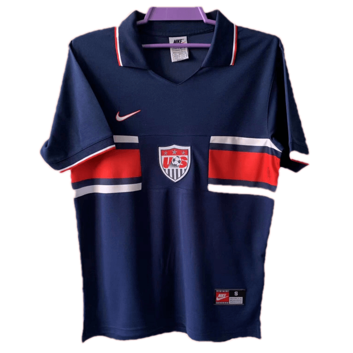 USA Retro Soccer Jersey Away 1995 - MS Soccer Jerseys
