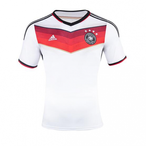 Germany Retro Jersey Home World Cup 2014 - MS Soccer Jerseys