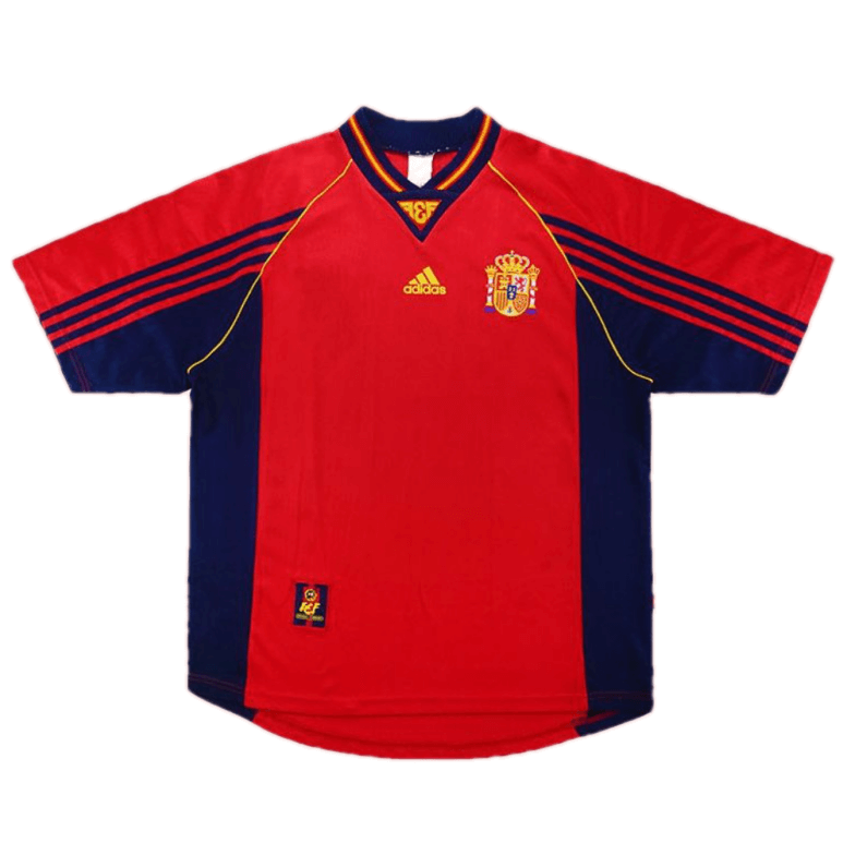 Spain Retro Jersey Home World Cup 1998 - MS Soccer Jerseys