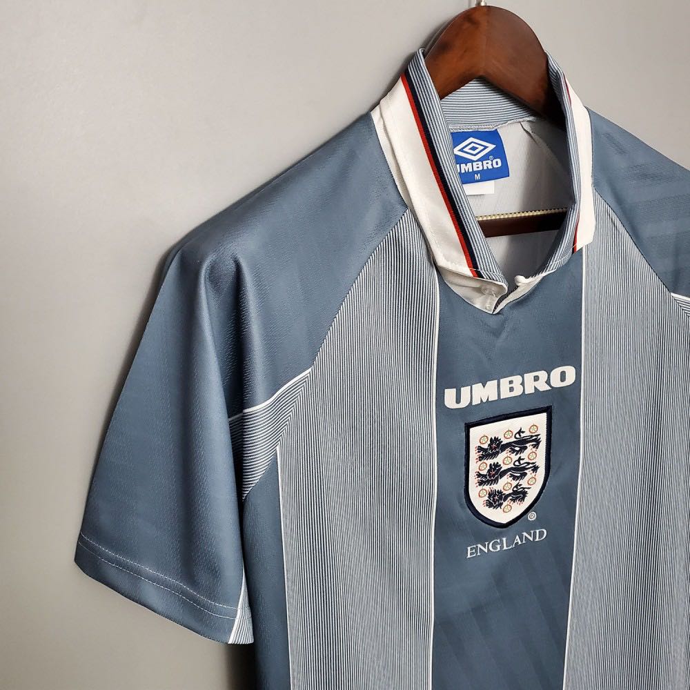 England Retro Jersey Away Euro Cup 1996 - MS Soccer Jerseys
