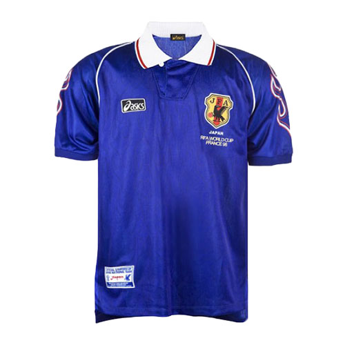 Japan Retro Soccer Jersey Home World Cup 1998 - MS Soccer Jerseys