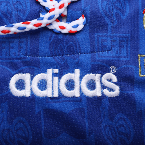 France Retro Soccer Jersey Home Euro Cup 1996 - MS Soccer Jerseys