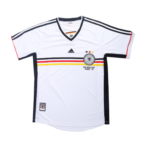 Germany Retro Jersey Home World Cup 1998 - MS Soccer Jerseys