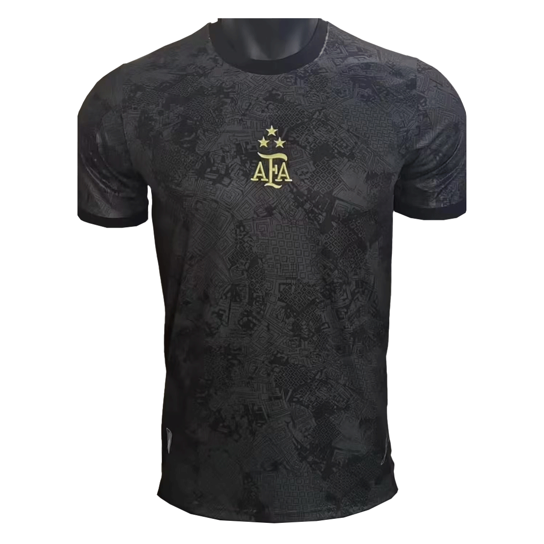 Argentina Champions Jersey (Black) - MS Soccer Jerseys
