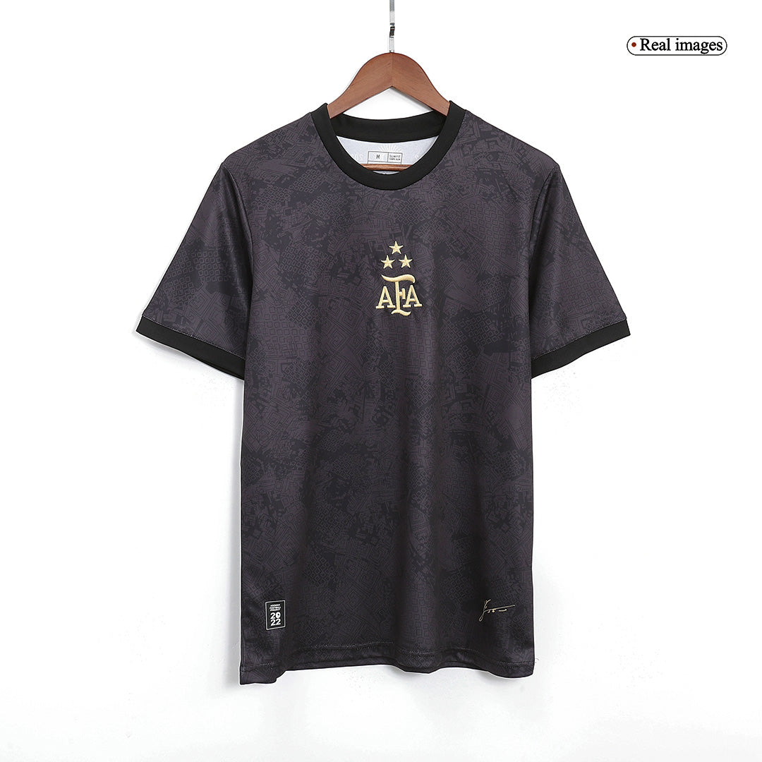 Argentina Champions Jersey (Black) - MS Soccer Jerseys