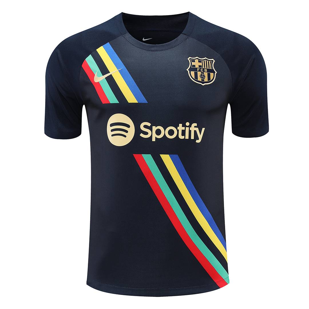FC Barcelona Black Pre-Match Jersey 22/23 - MS Soccer Jerseys