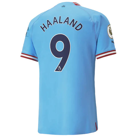 Manchester City #9 Haaland Home Jersey 22/23 - MS Soccer Jerseys