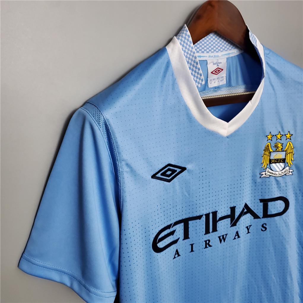 Manchester City Retro Home Jersey 2011/12 - MS Soccer Jerseys