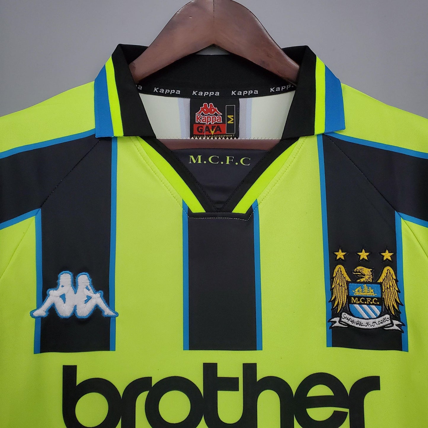 Manchester City Retro Away Jersey 1998/98 - MS Soccer Jerseys