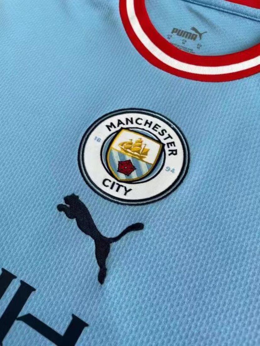 Manchester City Home Jersey 22/23 - MS Soccer Jerseys