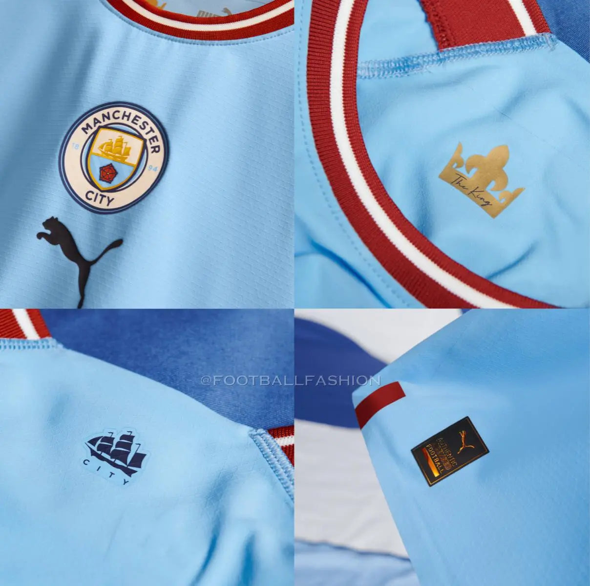 Manchester City Home Jersey 22/23 - MS Soccer Jerseys