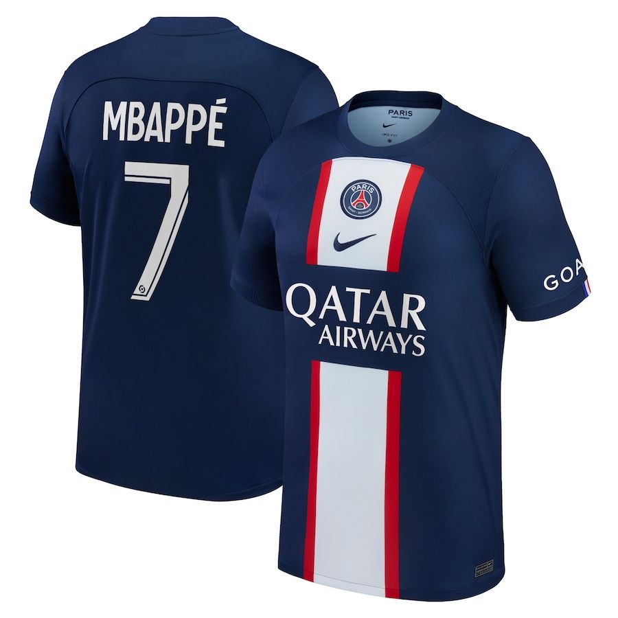 PSG #7 Mbappé Home Jersey 22/23 – MS Soccer Jerseys