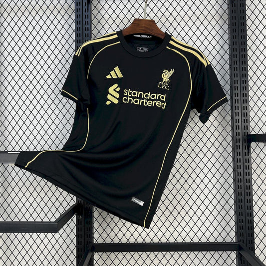Liverpool Black & Gold Jersey 25/26