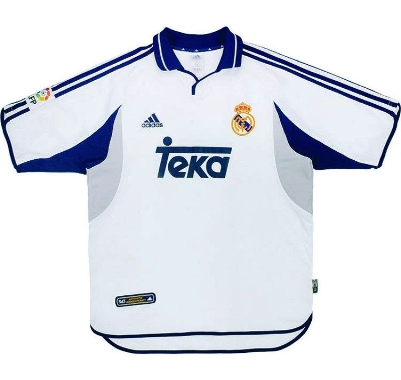 Real Madrid Retro Jersey Home 2000/01 - MS Soccer Jerseys