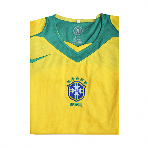 Brazil Retro Jersey Home 2004 - MS Soccer Jerseys