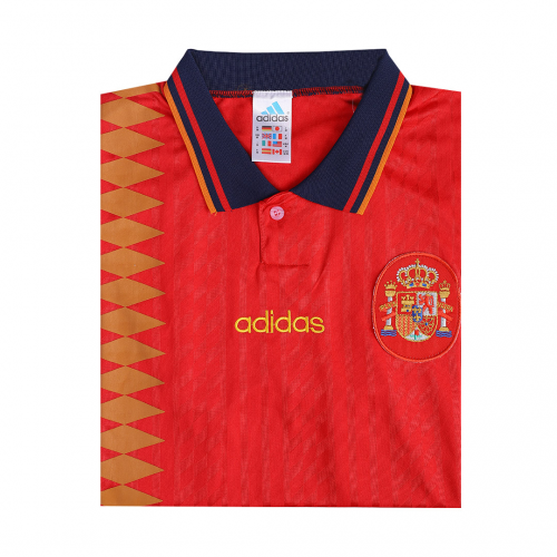 Spain Retro Jersey Home World Cup 1994 - MS Soccer Jerseys