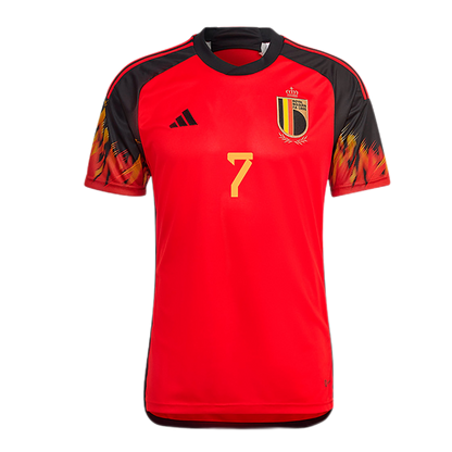 Belgium #7 De Bruyne Home Jersey 2022 - MS Soccer Jerseys