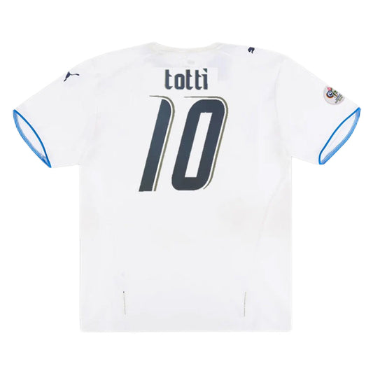 Italy #10 Totti Retro Jersey Away World Cup 2006 - MS Soccer Jerseys
