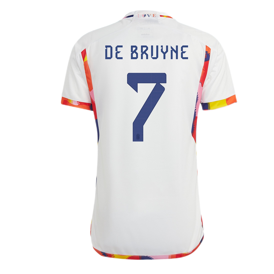 Belgium #7 De Bruyne Away Jersey 2022 - MS Soccer Jerseys