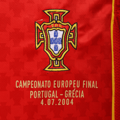 Portugal #17 C.Ronaldo Retro Jersey Home Euro Cup 2004 - MS Soccer Jerseys