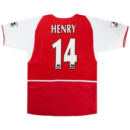 Arsenal #14 Henry Retro Jersey Home 2003/04 - MS Soccer Jerseys