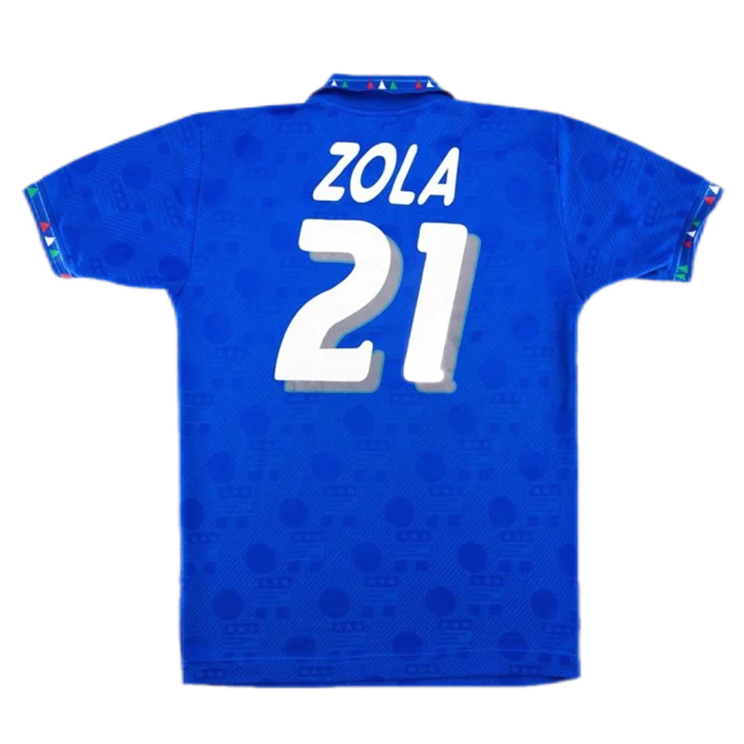 Italy #21 Zola Retro Jersey Home World Cup 1994 - MS Soccer Jerseys