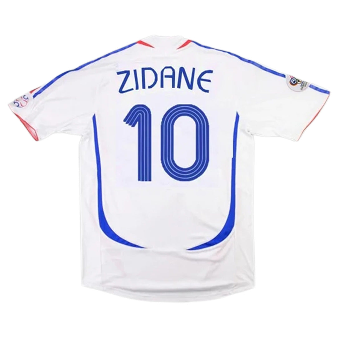 France #10 Zidane Retro Jersey Away World Cup 2006 - MS Soccer Jerseys