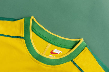 Brazil Retro Jersey Home World Cup 1998 - MS Soccer Jerseys