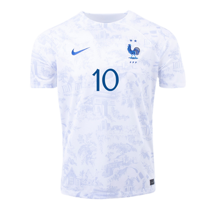 France #10 Mbappe Away Jersey 2022 - MS Soccer Jerseys
