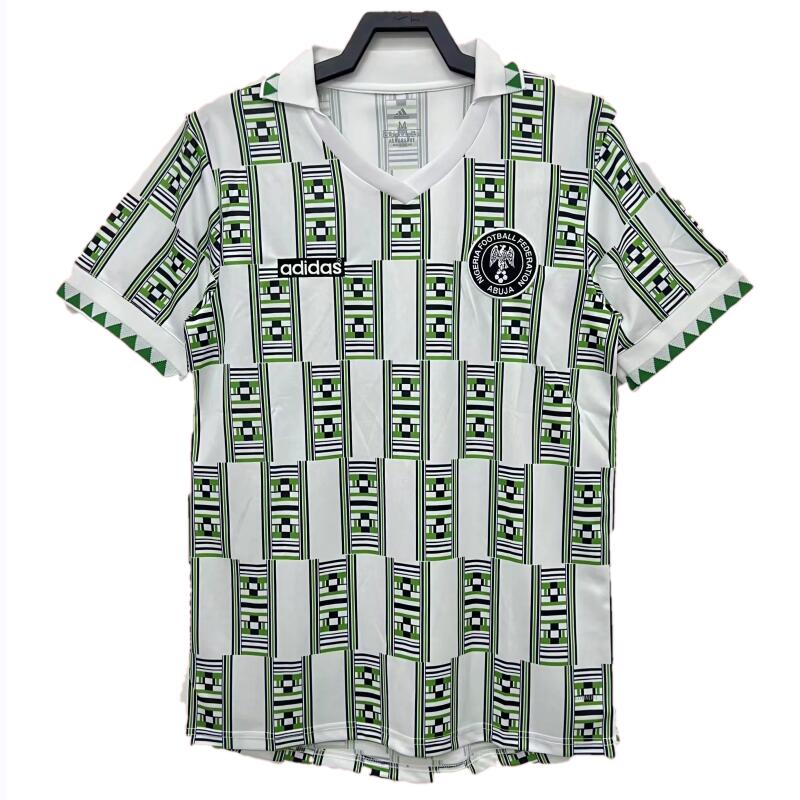 Nigeria Retro Soccer Jersey Away World Cup 1994 - MS Soccer Jerseys