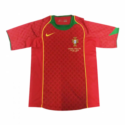 Portugal Retro Jersey Home Euro Cup 2004 - MS Soccer Jerseys