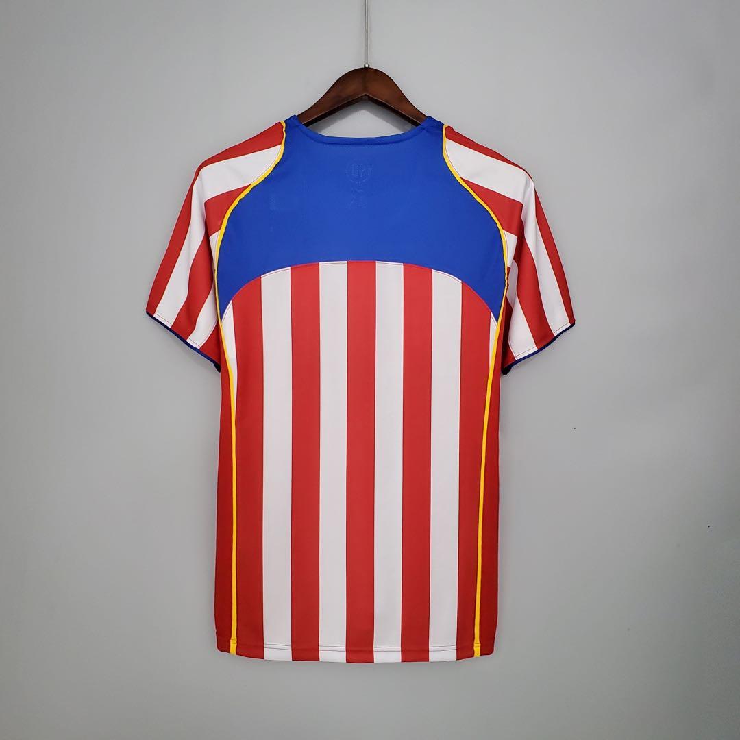 Atletico Madrid Retro Jersey Home 2004/05 - MS Soccer Jerseys