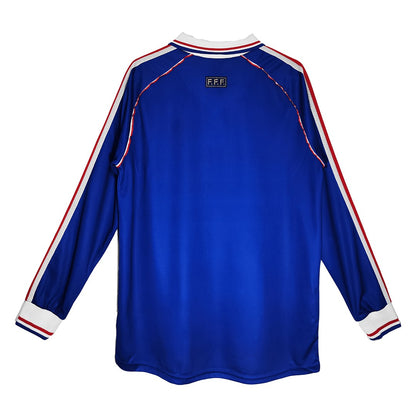 France Retro Long Sleeve Jersey World Cup 1998 - MS Soccer Jerseys