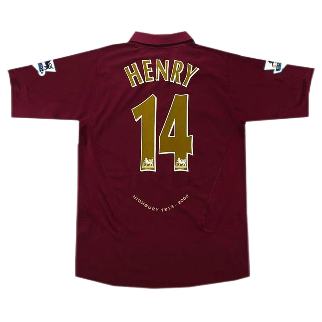 Arsenal #14 Henry Retro Jersey Home 2005/06 - MS Soccer Jerseys