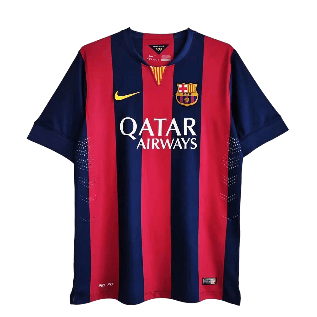 Barcelona #10 Messi Retro Jersey Home 2014/15 - MS Soccer Jerseys